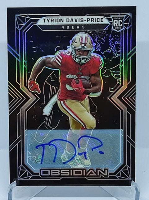 2022 Panini Obsidian RC Tyrion Davis-Price 49ers 114/199 #129