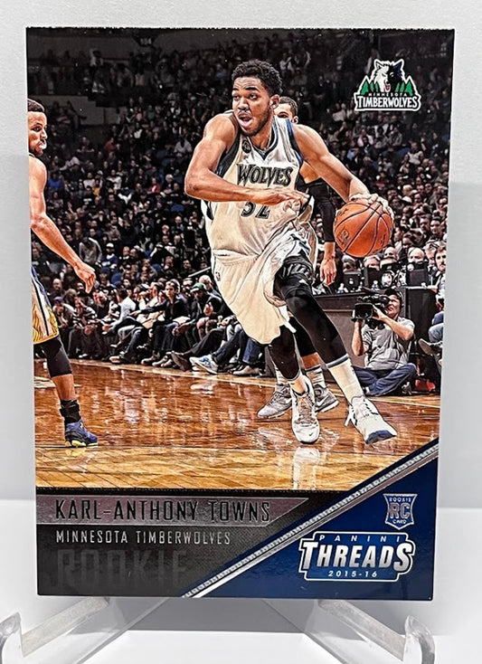 2015-16 Panini Threads RC Karl-Anthony Towns Minnesota Timberwolves #184