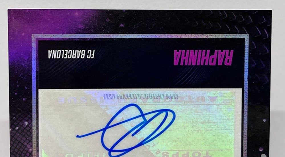 2024-25 Topps UCC Showtime Autograph Raphinha FC Barcelona 02/25 *5