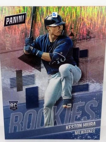 2019 Panini The National Baseball RC Keston Hiura Milwaukee 20/99