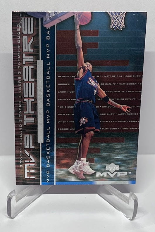 1999 Upper Deck MVP Theatre Allen Iverson 76ers #7