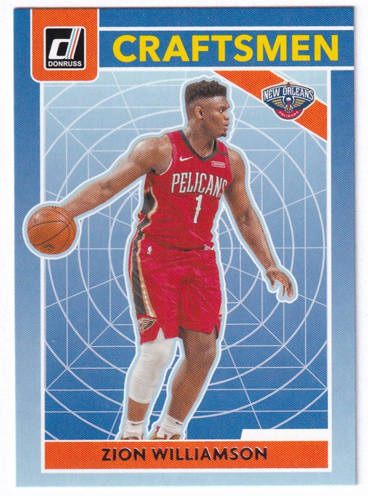 2020-21 Panini Donruss Craftsmen Zion Williamson Pelicans #13