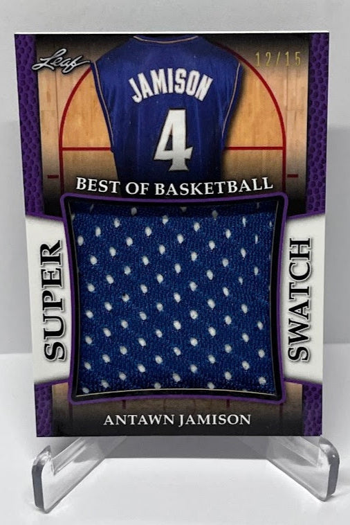 2017 Leaf Super Swatch Memorabilia Antawn Jamison 12/15