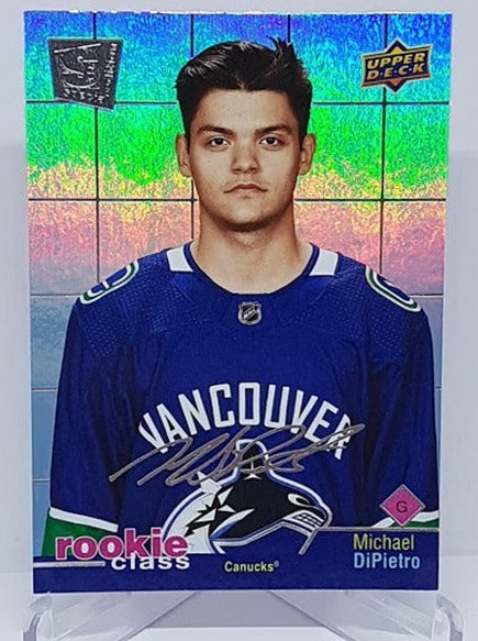 2020-21 Upper Deck Extended Series Rookie Class Michael DiPietro Canucks RC19