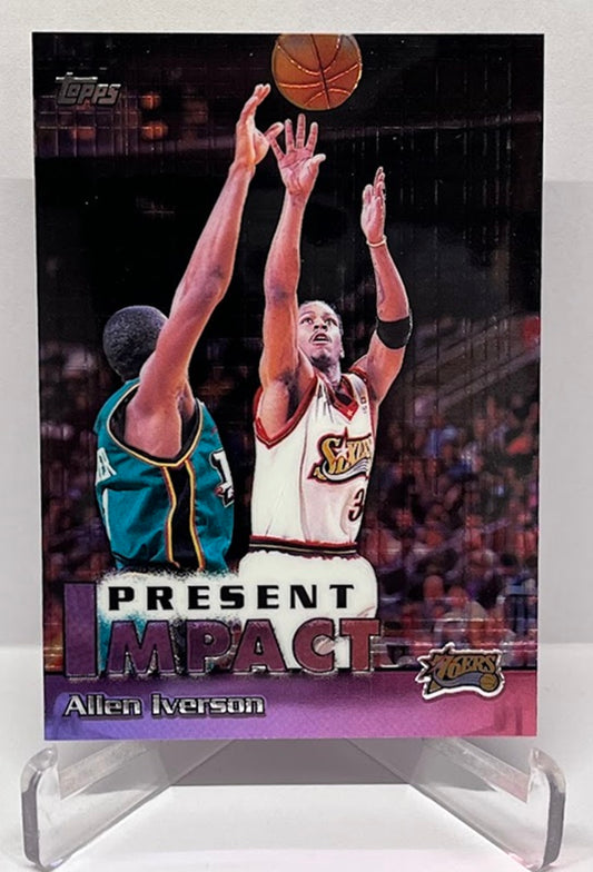 2000 Topps Present Impact Allen Iverson 76ers #19