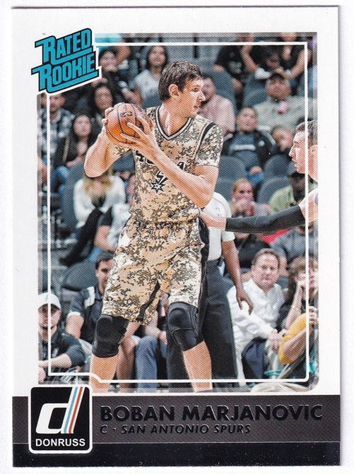 2015-16 Panini Donruss Rated Rookie Boban Marjanovic Spurs #224