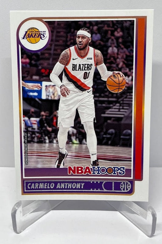2021-22 Panini Hoops Carmelo Anthony Los Angeles Lakers #101