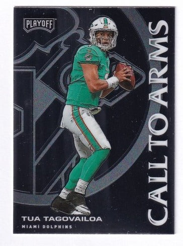 2020 Panini PlayoffCall to Arms RC Tua Tagovailoa Dolphins #CA-18