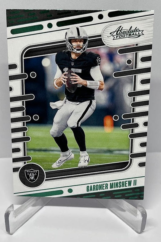 2024 Panini Absolute Green Foil Gardner Minshew Raiders #54 *3
