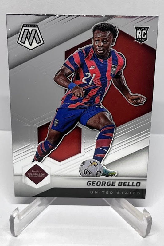 2022 Panini Mosaic FIFA Road To World Cup RC George Bello United States #105