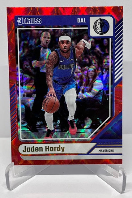 2024-25 Panini Donruss Red Jaden Hardy Dallas Mavericks #50 *6