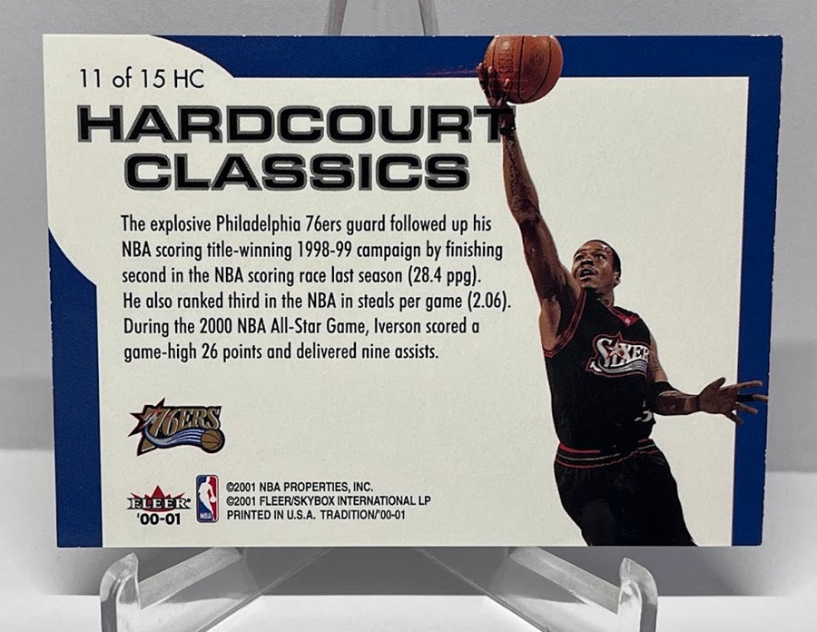 2000-01 Fleer Tradition Hardcourt Classics Allen Iverson 76ers #11
