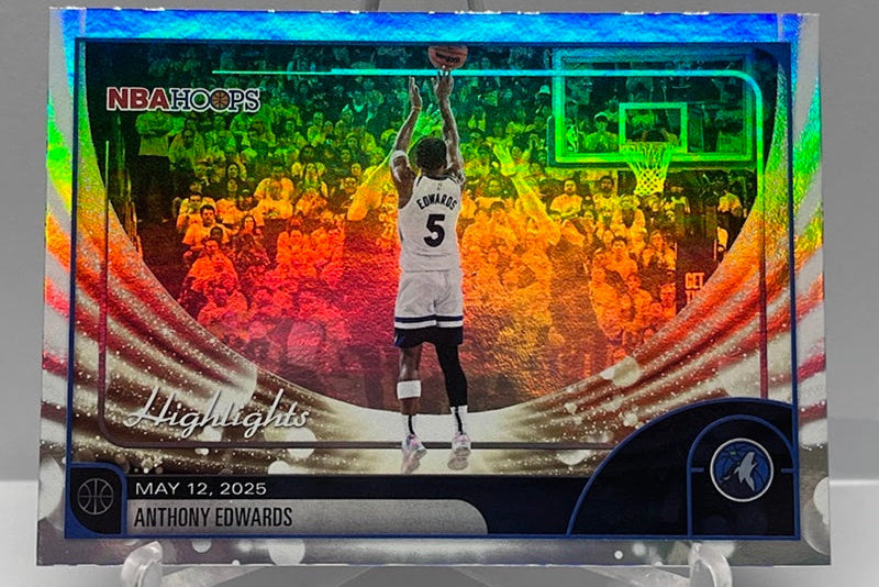 2025-26 Topps Hoops Highlights Anthony Edwards Minnesota Timberwolves #270