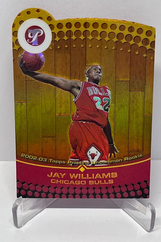 2002-03 Topps Pristine Refractor RC Jay Williams Chicago Bulls 88/99 #55