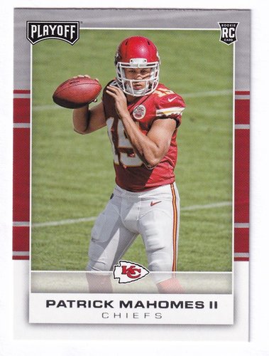 2017 Panini Playoff Football RC Patrick Mahomes II Chiefs #204