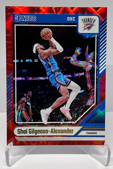 2024-25 Panini Donruss Red Shai Gilgeous-Alexander OKC #123 *6