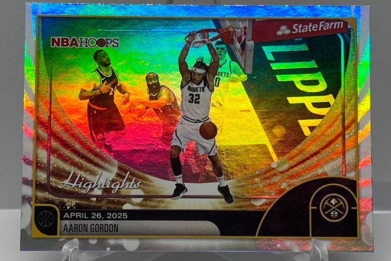 2025-26 Topps Hoops Highlights Aaron Gordon Denver Nuggets #266