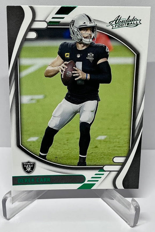 2024 Panini Absolute Green Foil Derek Carr Raiders #70 *3