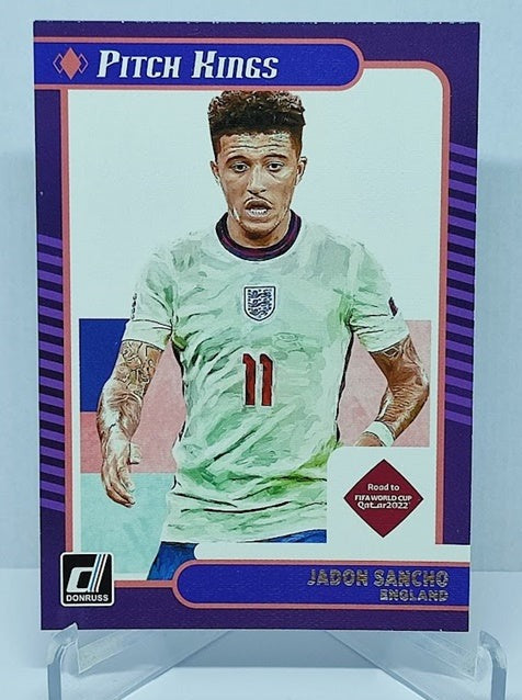 2021-22 Panini Donruss Pitch Kings Jadon Sancho England #8