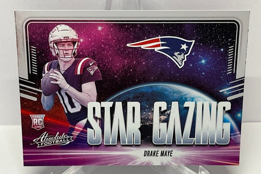 2024 Panini Absolute Star Gazing RC Drake Maye Patriots *3