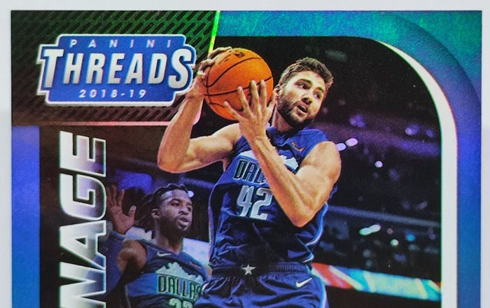 2018-19 Panini Threads Signage AU Maxi Kleber Dallas Mavericks 07/25 #31