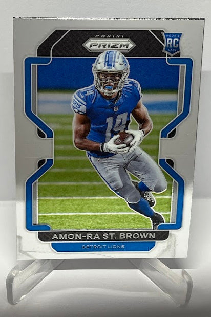 2021 Panini Prizm RC Amon-Ra St. Brown Lions #358