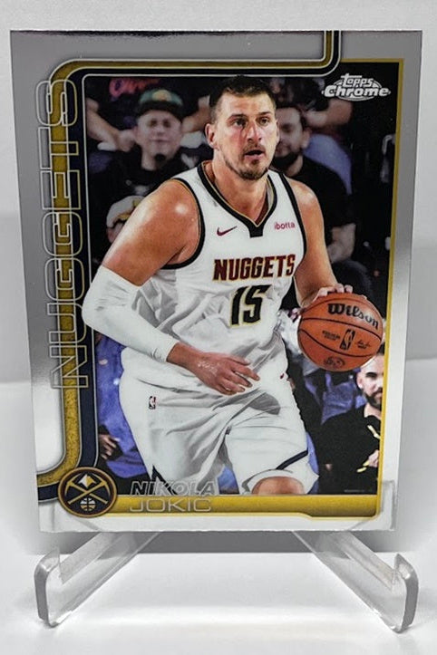 2025-26 Topps Chrome Nikola Jokic Denver Nuggets #25
