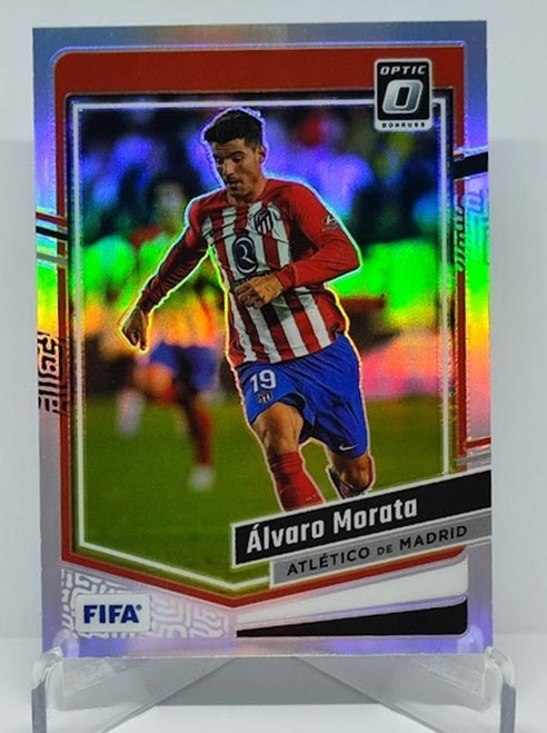 2023-24 Panini Donruss Optic FIFA Prizm Alvaro Morata Madrid #111