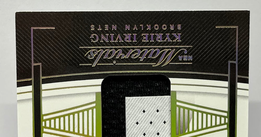 2020-21 Panini National Treasures NBA Materials Kyrie Irving Nets 05/25