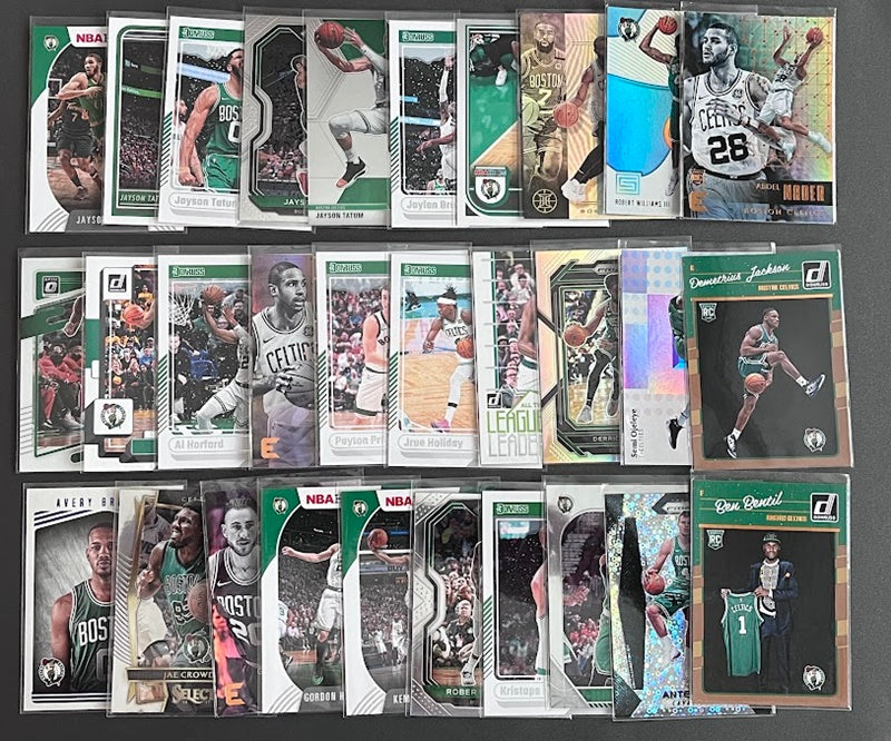 30 Card Team Lot BOSTON CELTICS Rookies & Veterans A