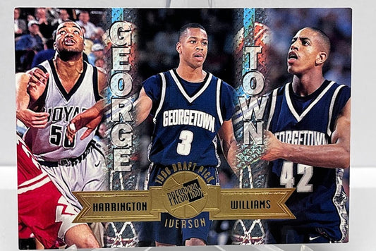 1996 Press Pass George Town Gold Iverson Harrington Williams #41