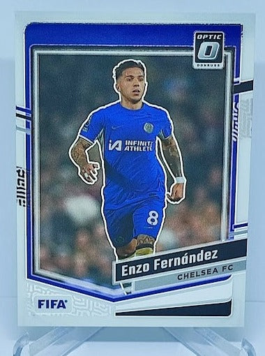 2023-24 Panini Donruss Optic FIFA Enzo Fernandez Chelsea #80