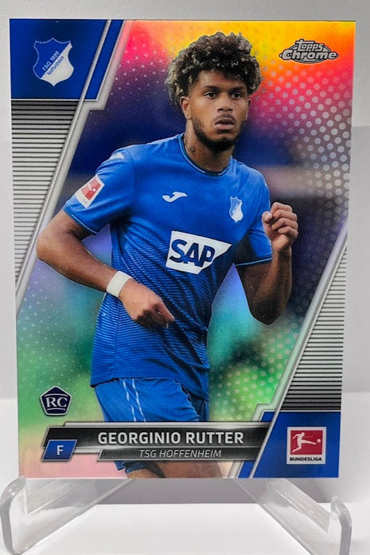 2022 Topps Chrome Bundesliga Refractor RC Georginio Rutter Hoffenheim #53