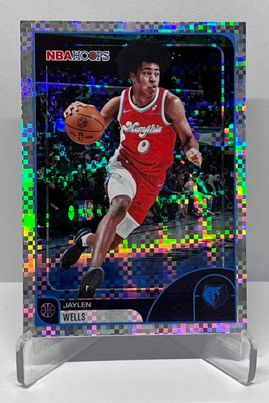 2025-26 Topps Hoops Checkerboard Jaylen Wells Memphis Grizzlies #96