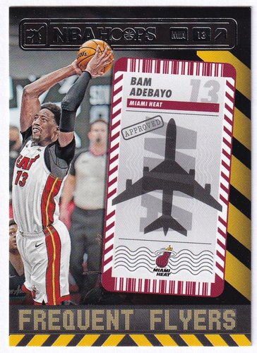 2021-22 Panini Hoops Frequent Flyers Bam Adebayo Heat #4