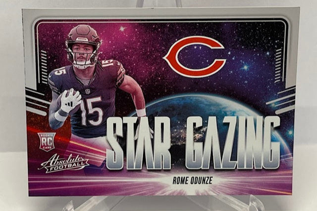 2024 Panini Absolute Star Gazing RC Rome Odzune Chicago Bears *3