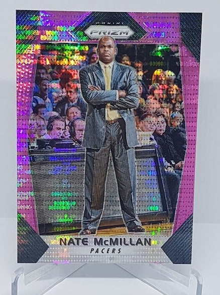 2017-18 Panini Prizm Pink Pulsar Nate McMillan Pacers 14/42 #230