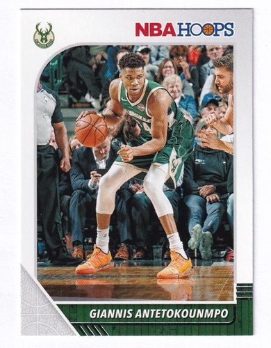 2019-20 Panini Hoops Giannis Antetokounmpo Bucks #102