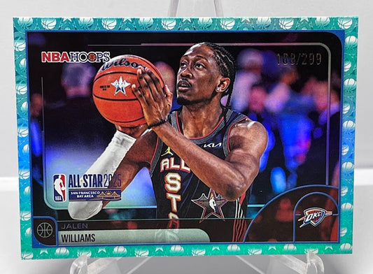 2025-26 Topps Hoops All Star 2025 Teal Jalen Williams OKC 168/299 #285