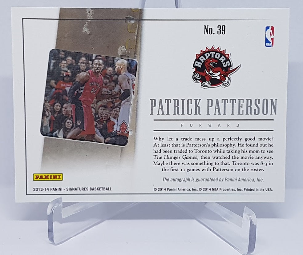 2014 Panini Signatures Film Cell Patrick Peterson Raptors 159/249 #39