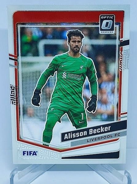 2023-24 Panini Donruss Optic FIFA Alisson Becker Liverpool #86