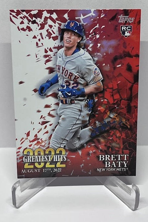 2023 Topps Greatest Hits RC Brett Baty New York Mets
