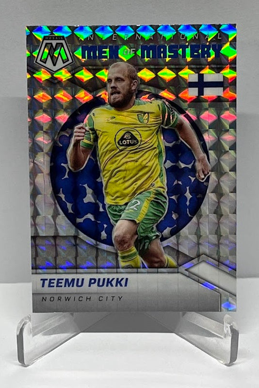 2021-22 Panini Mosaic Premier League Prizm Teemu Pukki Norwich City #32