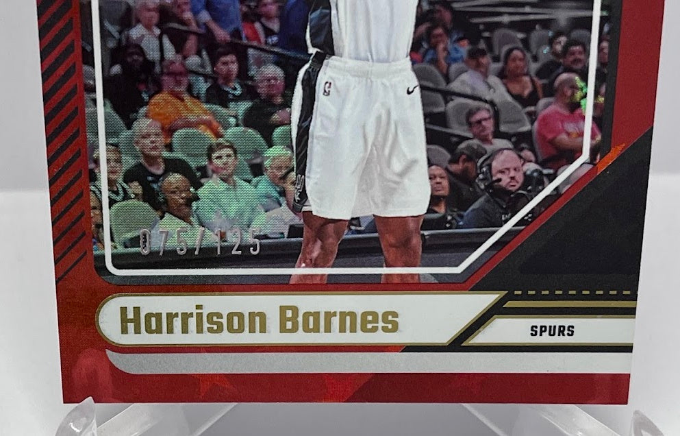 2024-25 Panini Donruss Red Stars Harrison Barnes Spurs 075/125 #23 *6