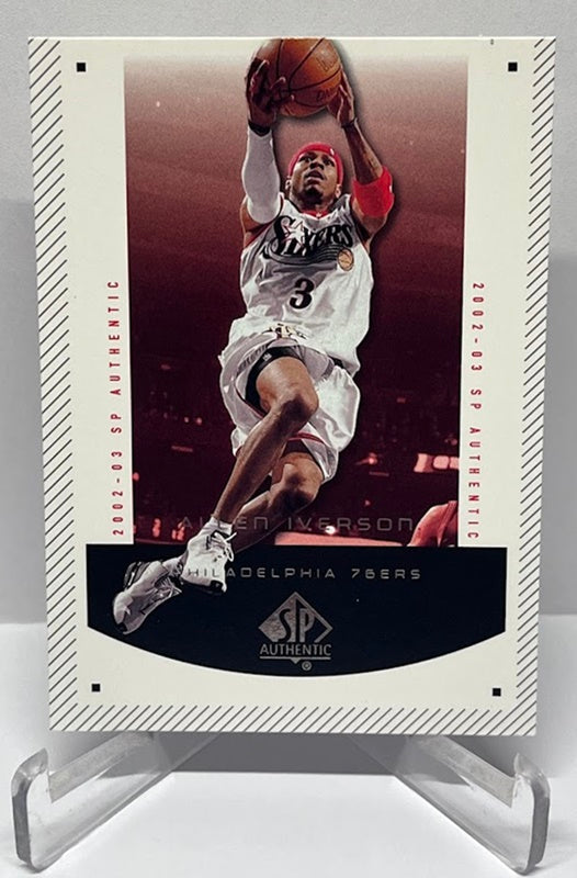 2002-03 Upper Deck Sp Authentic Allen Iverson Philadelphia 76ers #68
