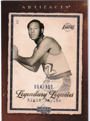 2007-08 Upper Deck Artifacts Elgin Baylor Lakers #064/999 #169