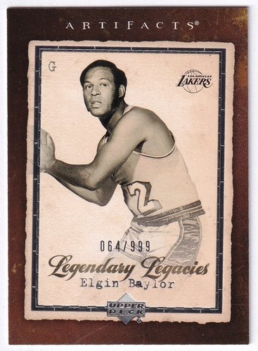 2007-08 Upper Deck Artifacts Elgin Baylor Lakers #064/999 #169