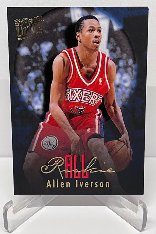 1996-97 Fleer Ultra All Rookie Allen Iverson Philadelphia 76ers #7