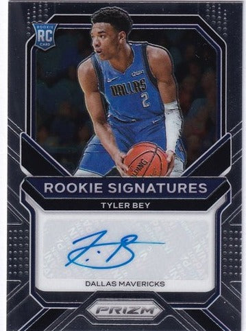 2020-21 Panini Prizm Rookie Signatures RC Tyler Bey Mavericks