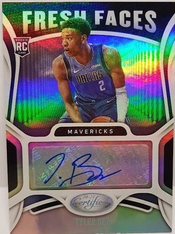 2020-21 Panini Cerified Fresh Faces RC Tyler Bey Mavericks